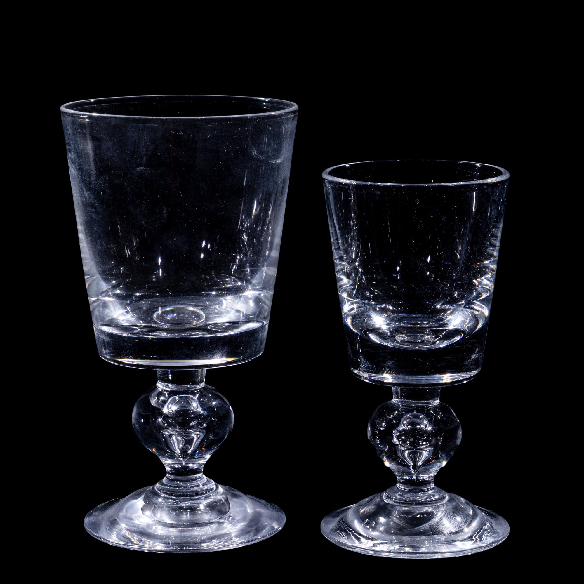 A Steuben Glass Stemware Service