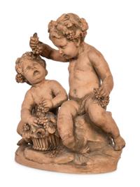 Putti with Grapes and Grapevines