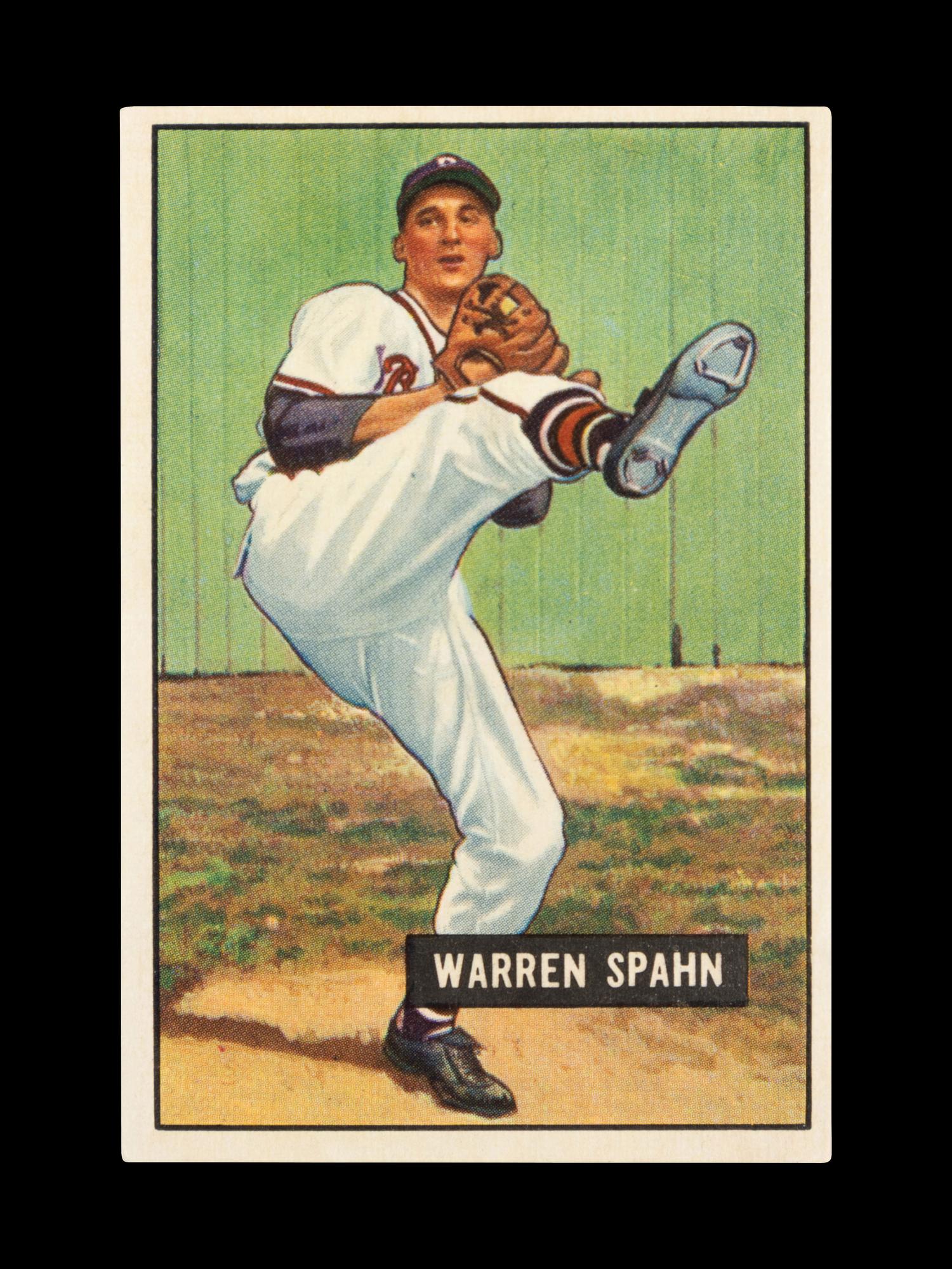 A Group of Four 1950s Bowman Baseball Cards Including a Monte Irvin Rookie Card (PSA 4.5) and Autographed Phil Rizutto,