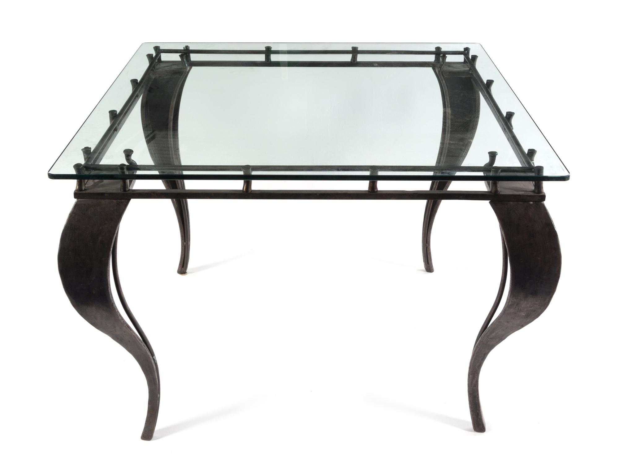Michael McClatchy, HUDSON VALLEY, NEW YORK, a studio made dining/center table
