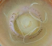 A Tiffany Studios Gold Favrile Pulled Feather Vase