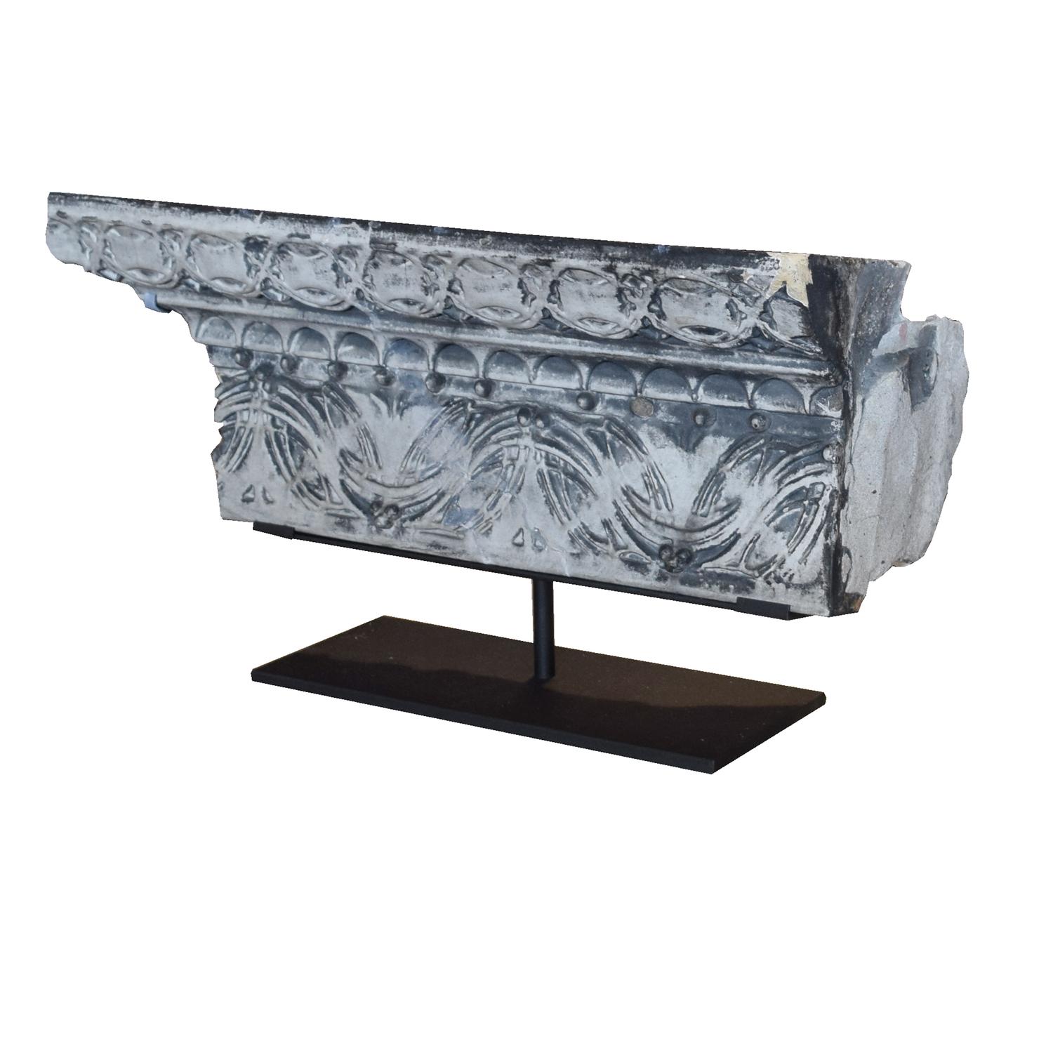 A Sullivan Designed Terra Cotta Facade Fragment from the Gage Building 16.5" W x 6.5" D x 9" H — United States, 1898