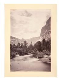 WATKINS, Carleton (1829-1916), photographer. Yo-semite Valley: Photographic Views of the Falls and Valley of Yo-semite in Mariposa County, California. San Francisco: N.p., 1863.
