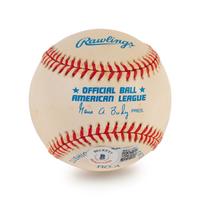 A Group of Four Bob Feller and Allie Reynolds Signed Autograph Baseballs (BAS Beckett Authentication Services Certified),