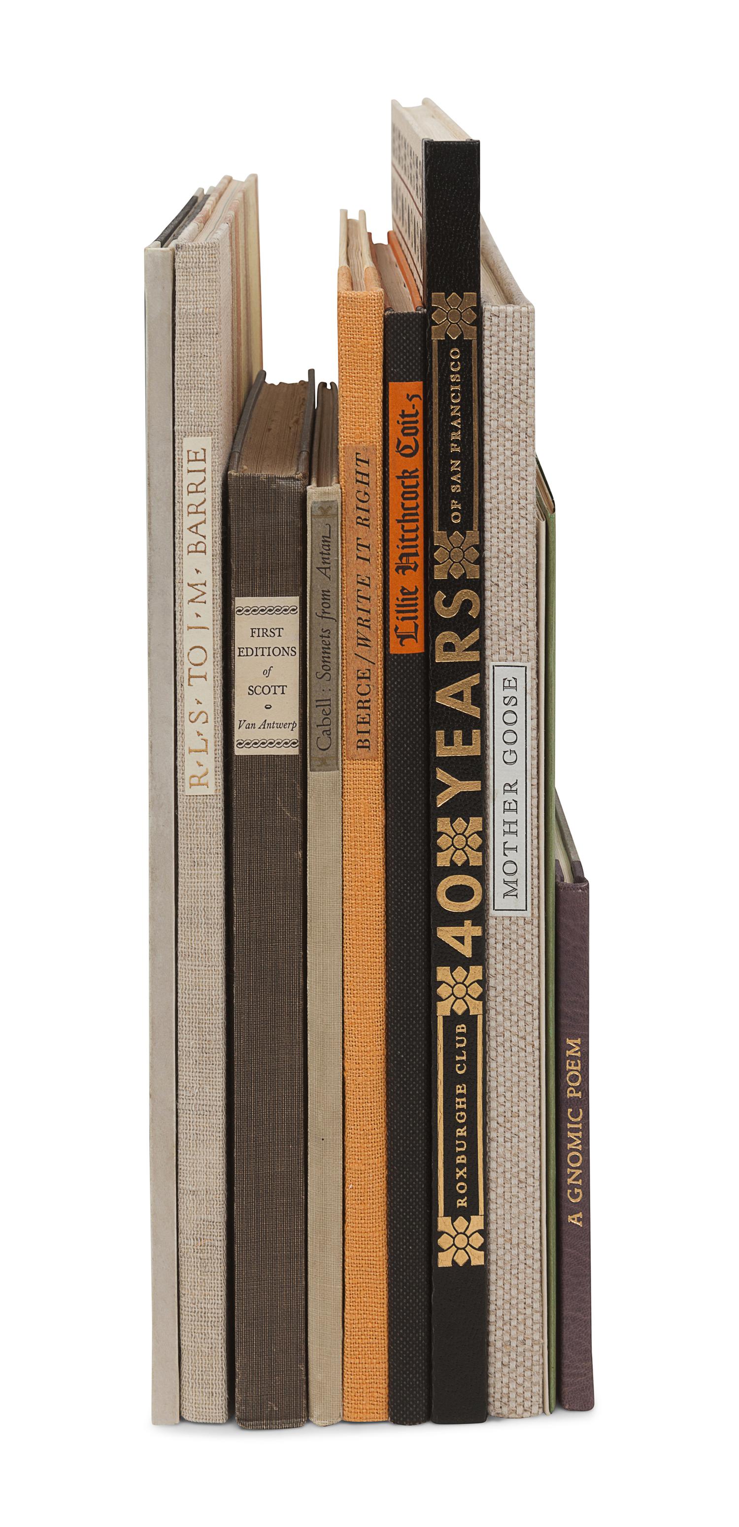 [FINE PRESS]. -- [GRABHORN PRINTING]. A group of 11 works, including: