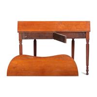 A Classical Figured Mahogany Shaped-Top Games Table