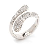 A Platinum and Diamond 'Teardrop' Ring, Elsa Peretti for Tiffany & Co., Spain,