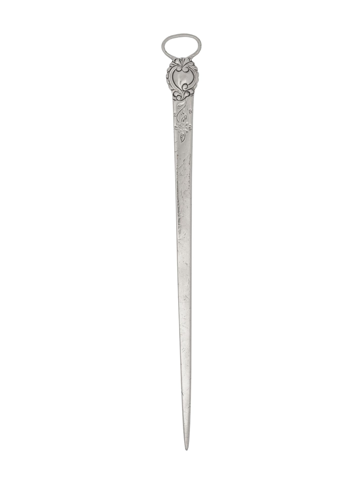 A George III Silver Meat Skewer