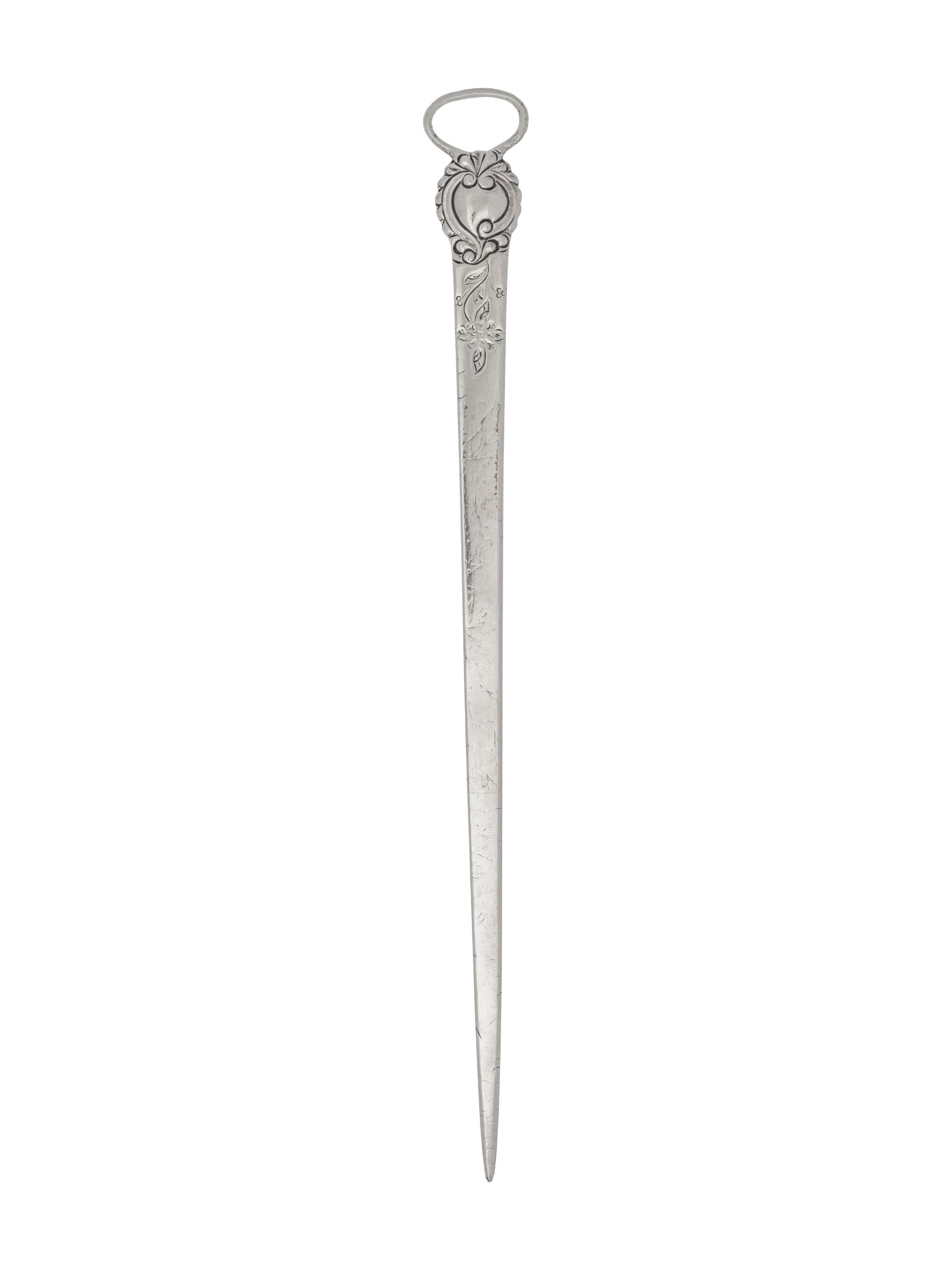 A George III Silver Meat Skewer