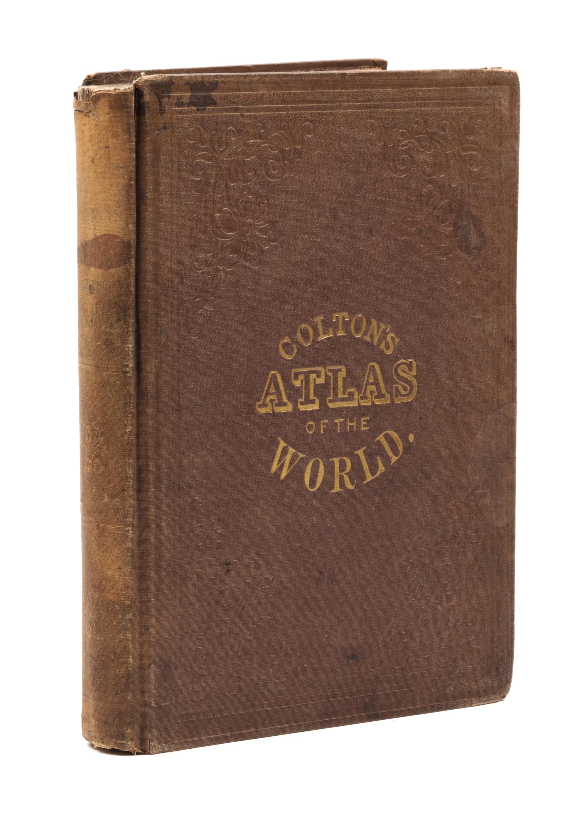 COLTON, Joseph Hutchins (1800-1893). Colton's Octavo Atlas of the World. New York: G. W. and C. B. Colton & Co., 1866.