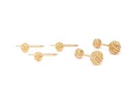 TIFFANY & CO., SCHLUMBERGER, YELLOW GOLD 'LOVE KNOT' DRESS SET