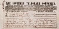 (CIVIL WAR) 12 telegrams from various generals, captains, and majors from March 1862 to Dec. 1864.