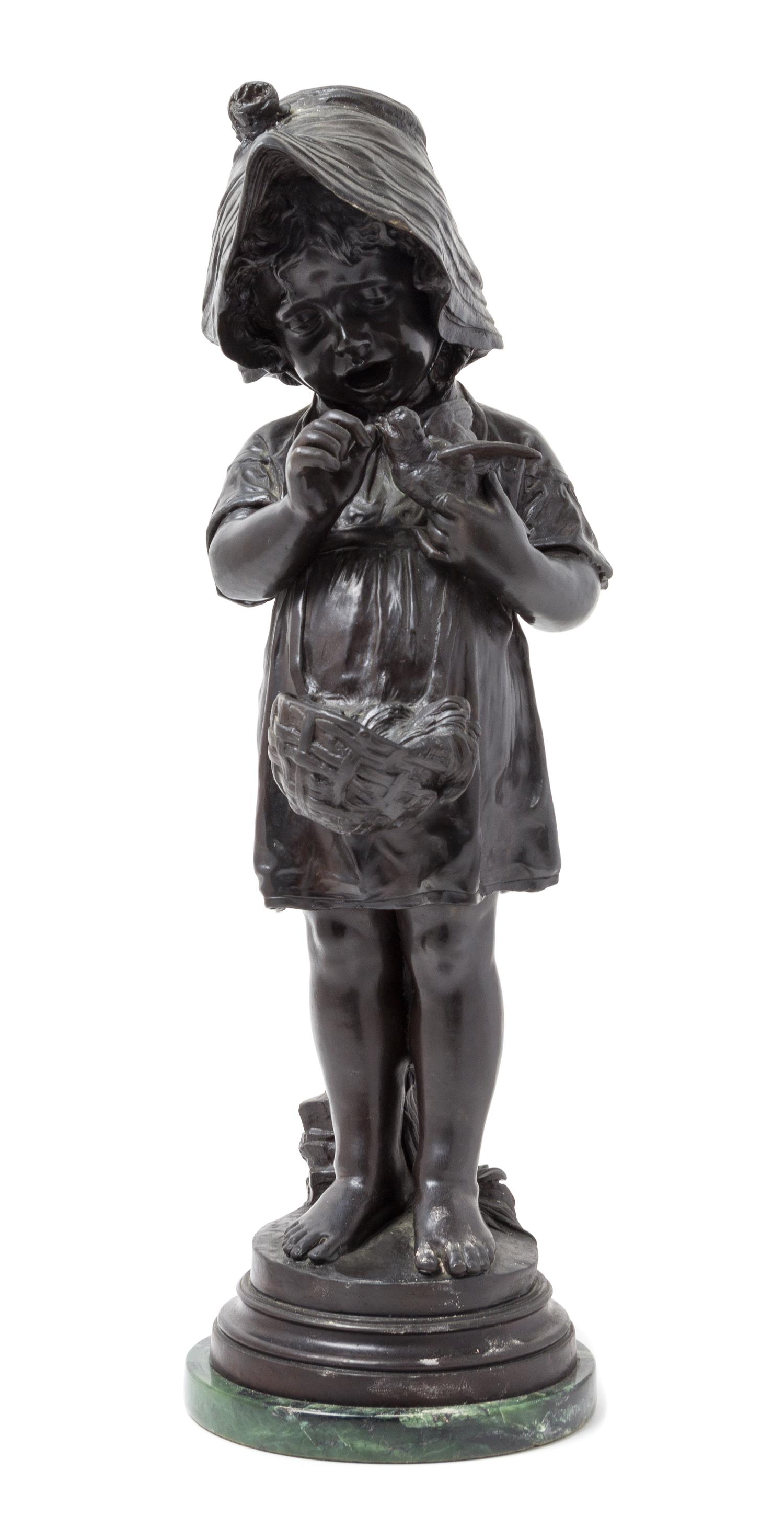 A Continental Bronze Figure Height 24 inches. — AFTER URBANO LUCCHESI