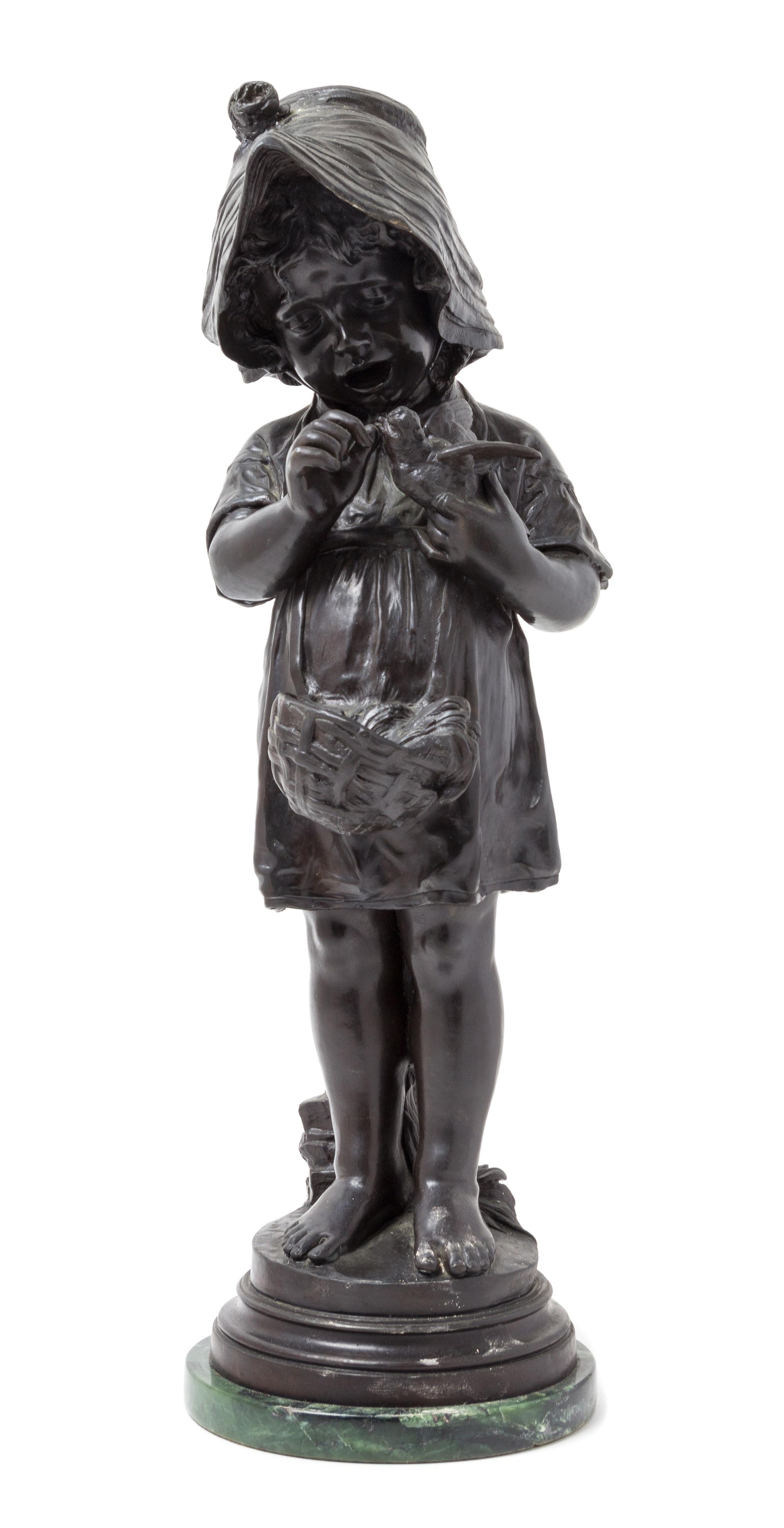 A Continental Bronze Figure Height 24 inches. — AFTER URBANO LUCCHESI