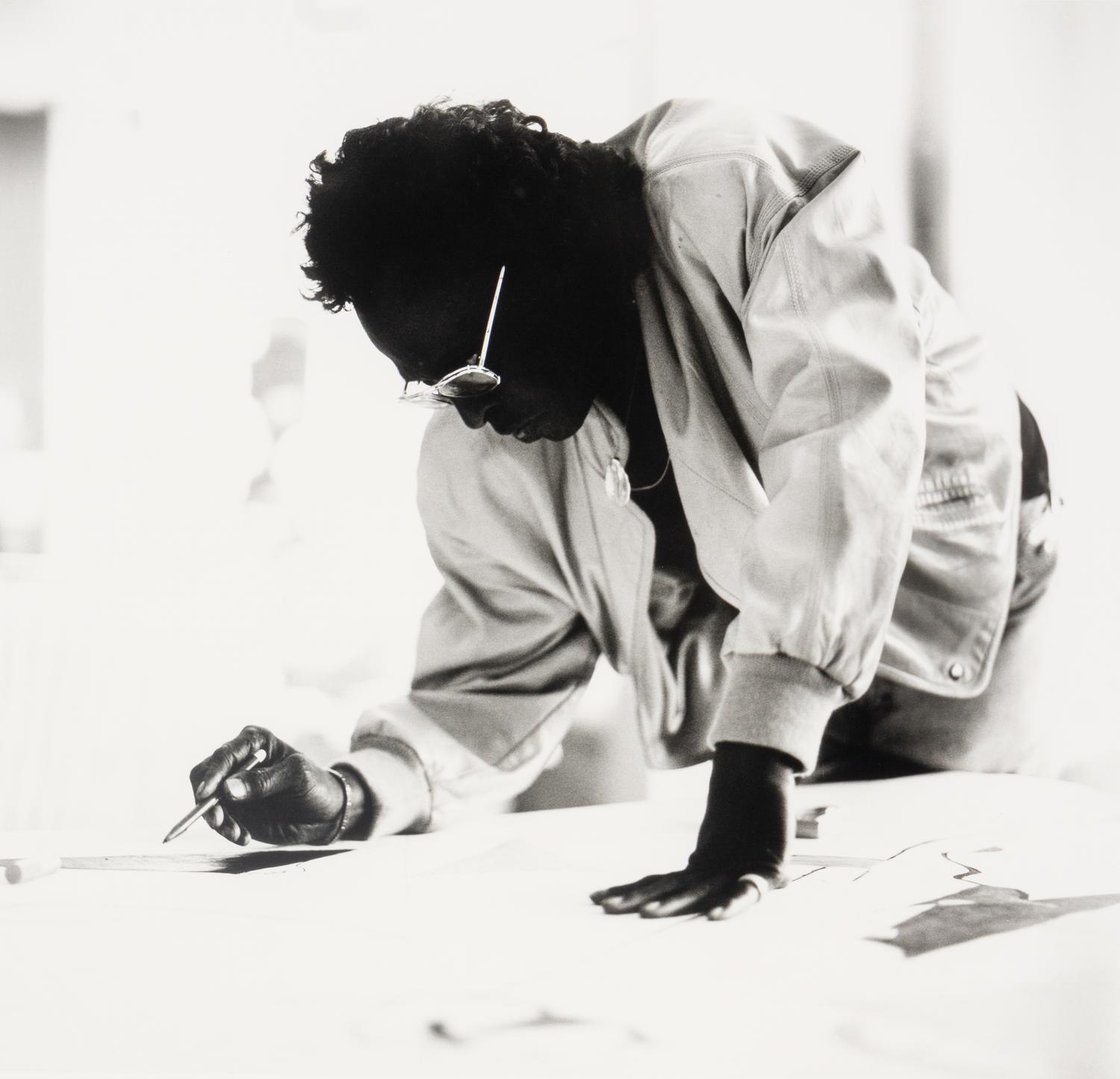 Herman Leonard (1923-2010) Miles Davis, Malibu, 1989