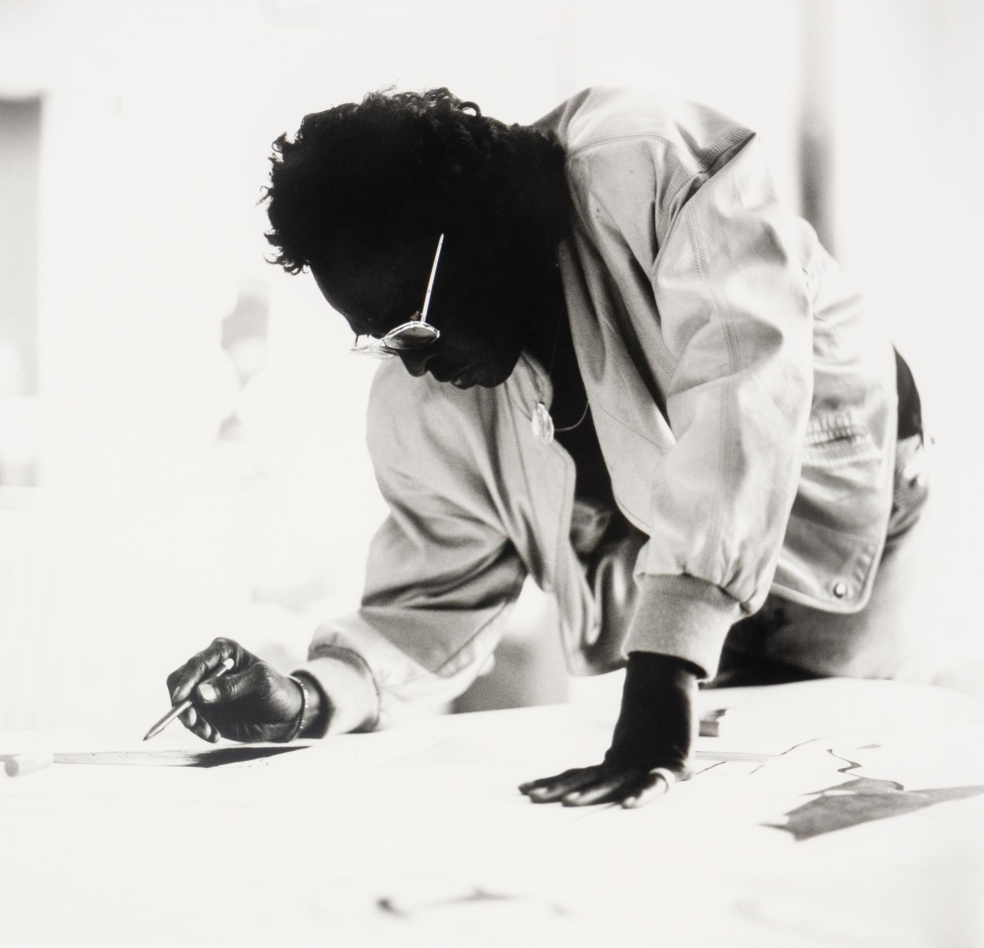 Herman Leonard (1923-2010) Miles Davis, Malibu, 1989