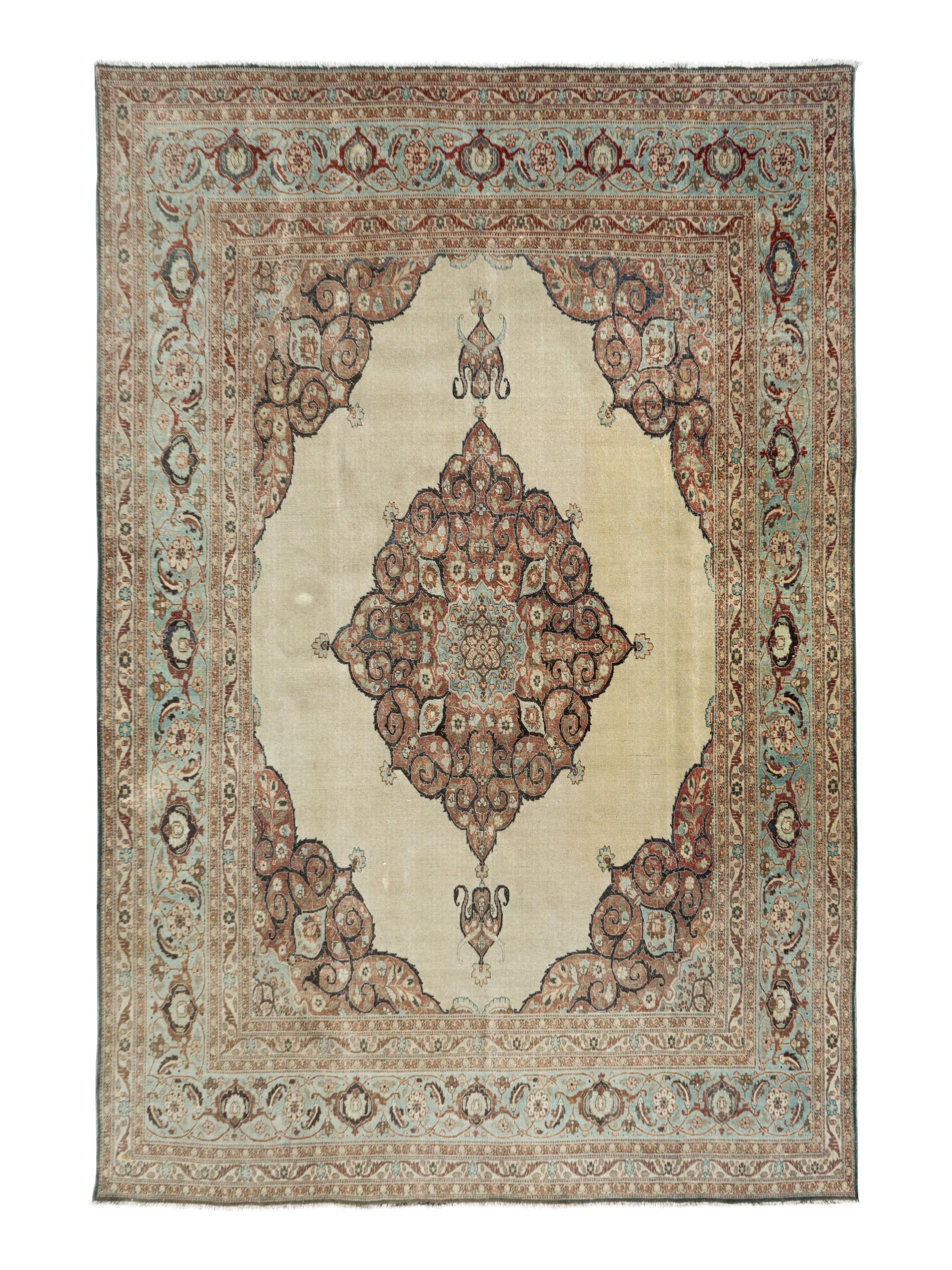 A Tabriz Wool Rug