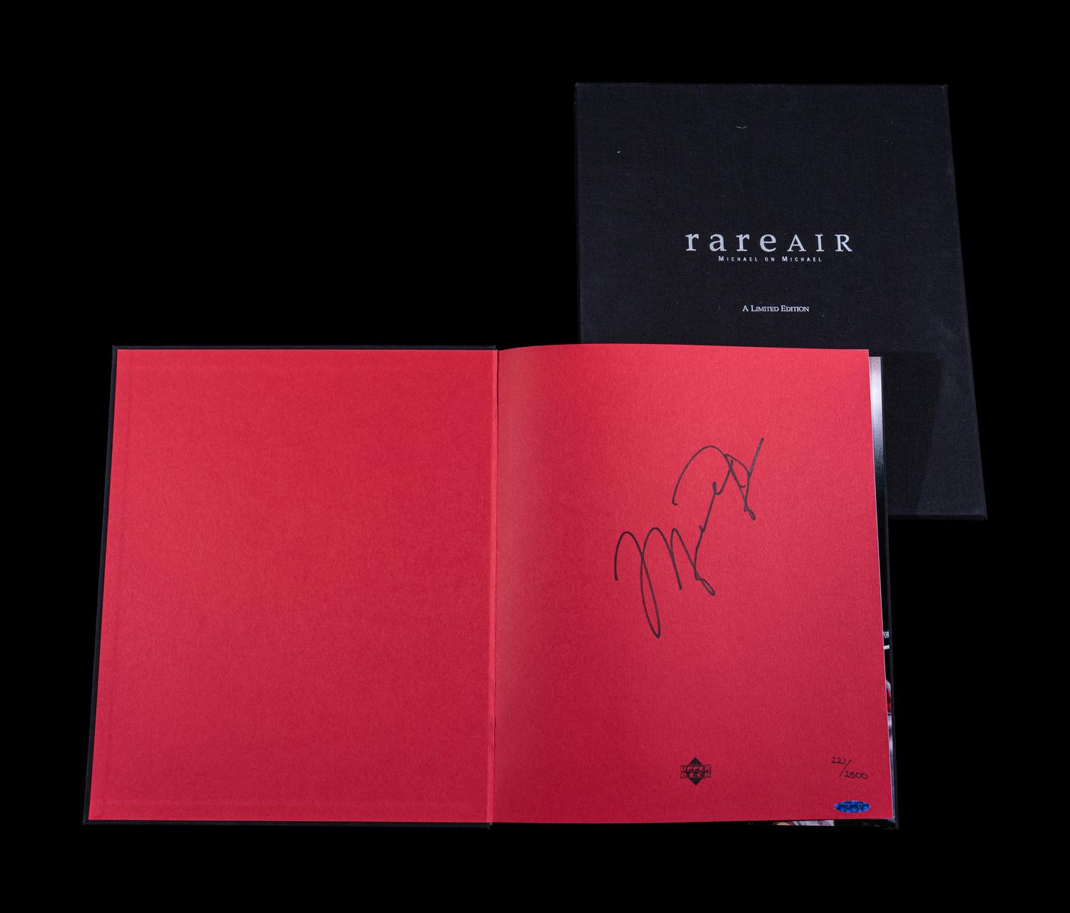 A Michael Jordan Signed Autograph Limited Edition Rare Air Book (Upper Deck Authenticated),