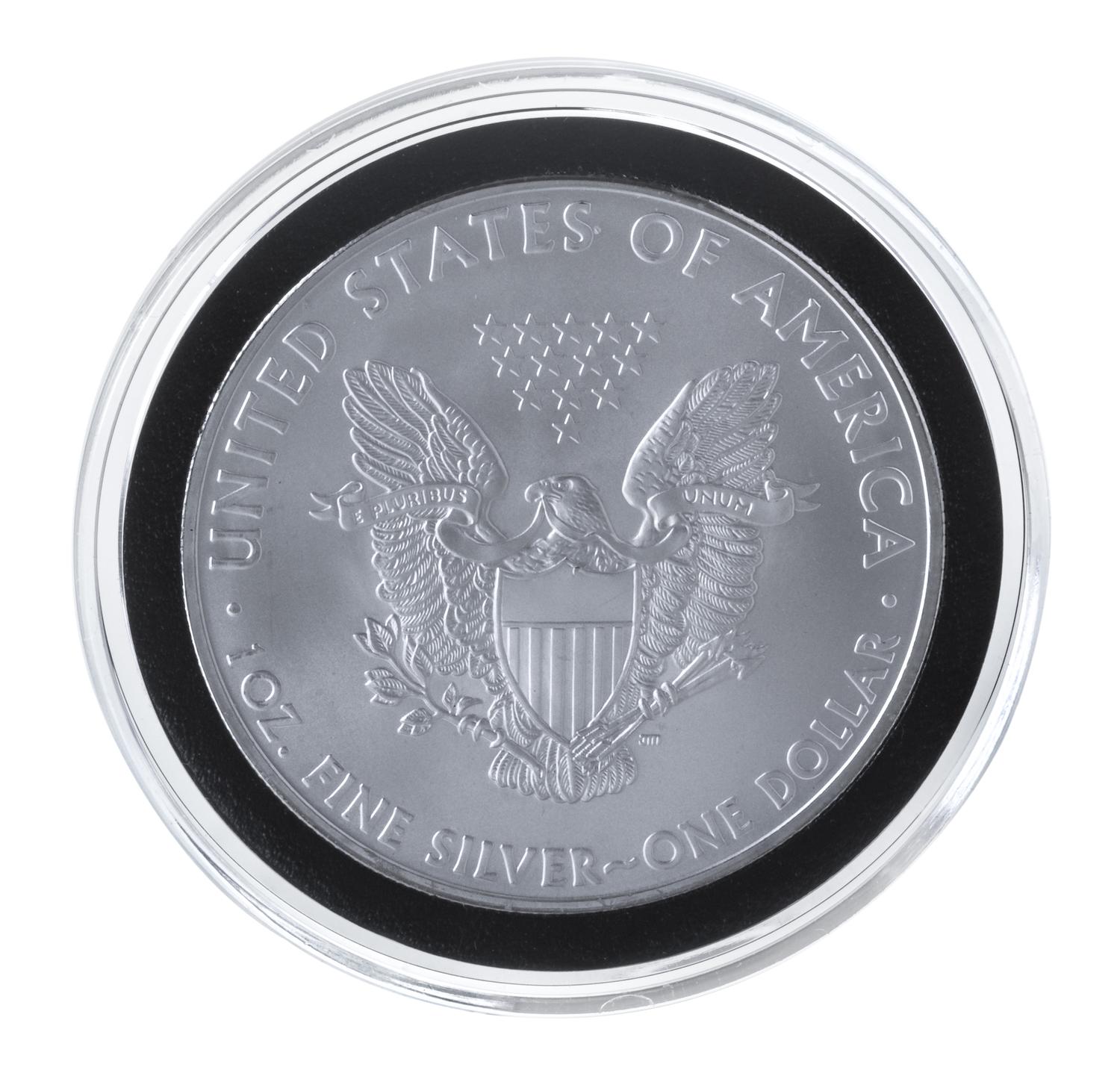 A Pair of United States 2008 Silver Eagle $1 Rounds