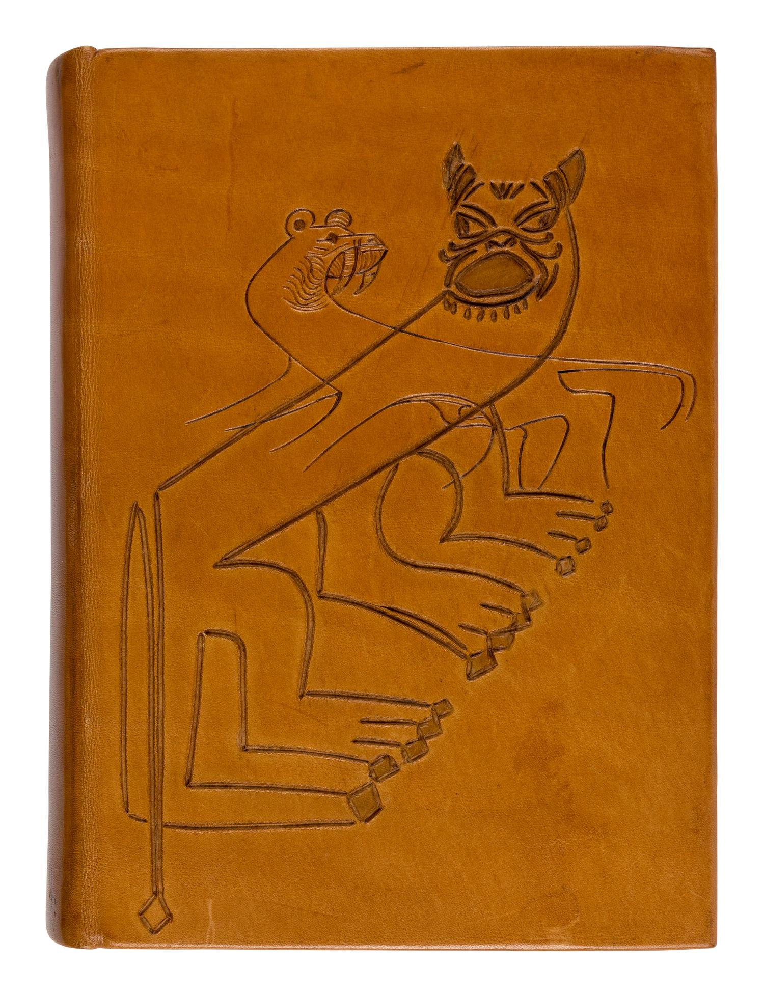 [SOBOTA, Jan (1939-2012), binder, his copy]. AUGUSTA, Josef (1903-1968). Divy Prasveta . Prague: Touzimsky & Moravec, 1942.