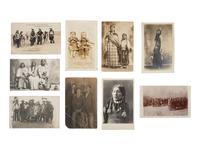 [NATIVE AMERICANS]. A group of 45+ postcards of Native Americans, incl. real photo postcards.