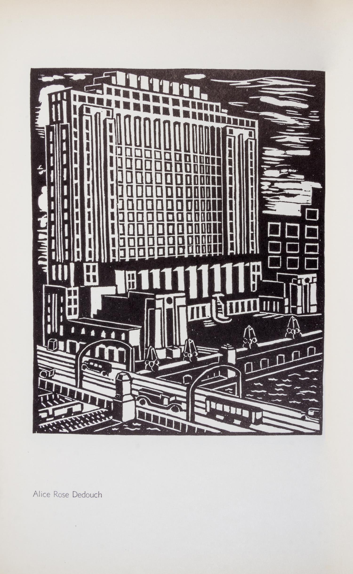 (CHICAGO) Chicago: A History in Block-Print. Chicago, 1934.