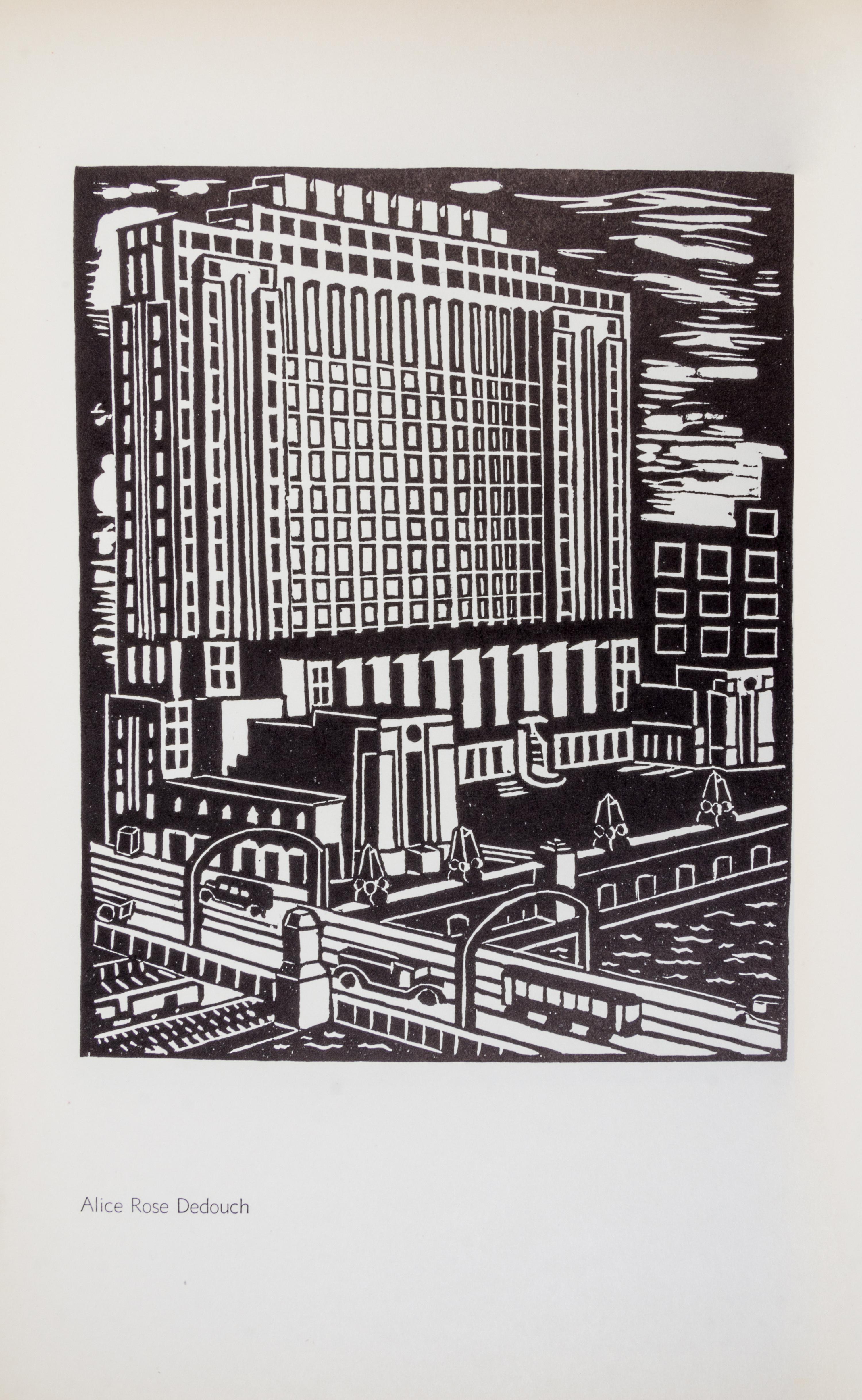 (CHICAGO) Chicago: A History in Block-Print. Chicago, 1934.