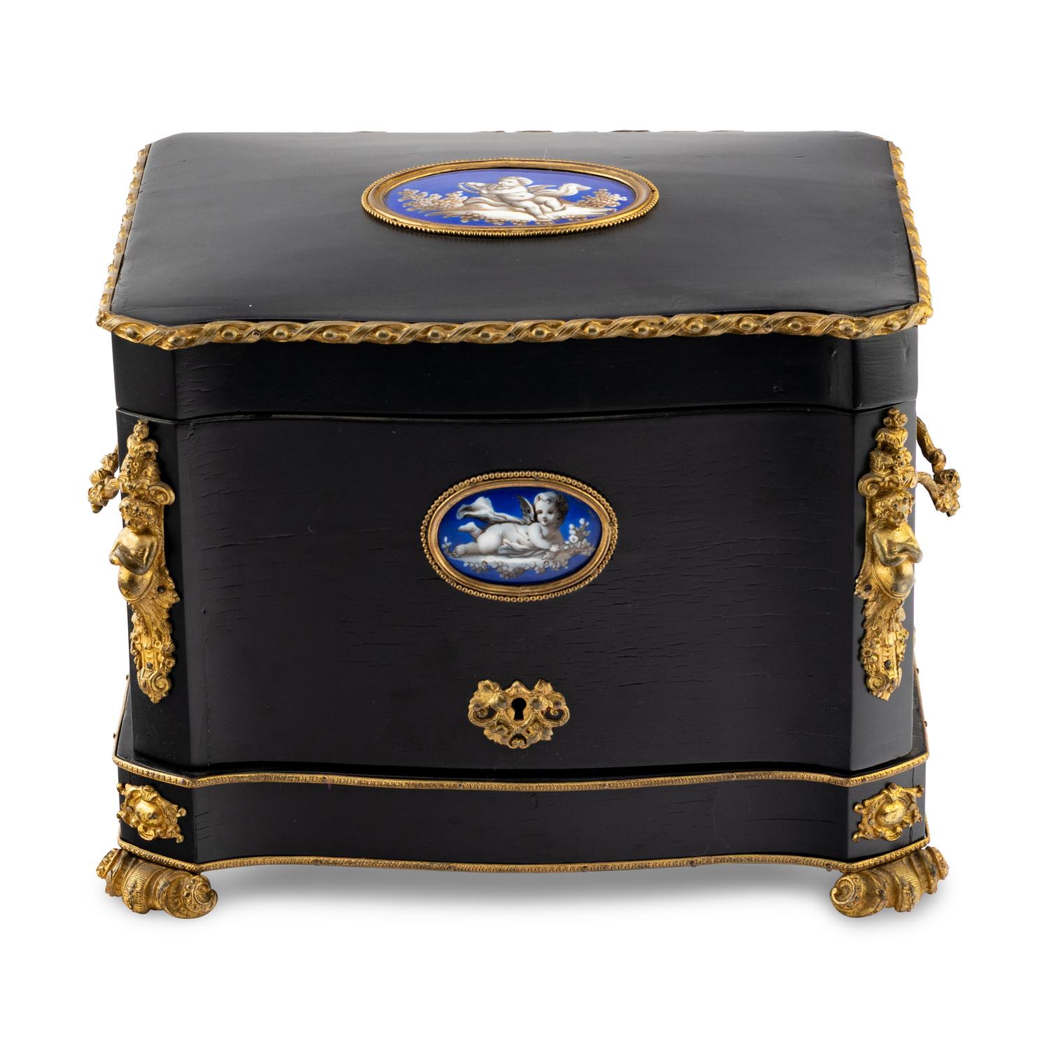 A French Gilt Bronze Mounted Rosewood Cave à Liqueur