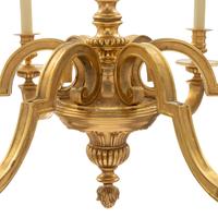 A French Gilt Bronze Six-Light Chandelier
