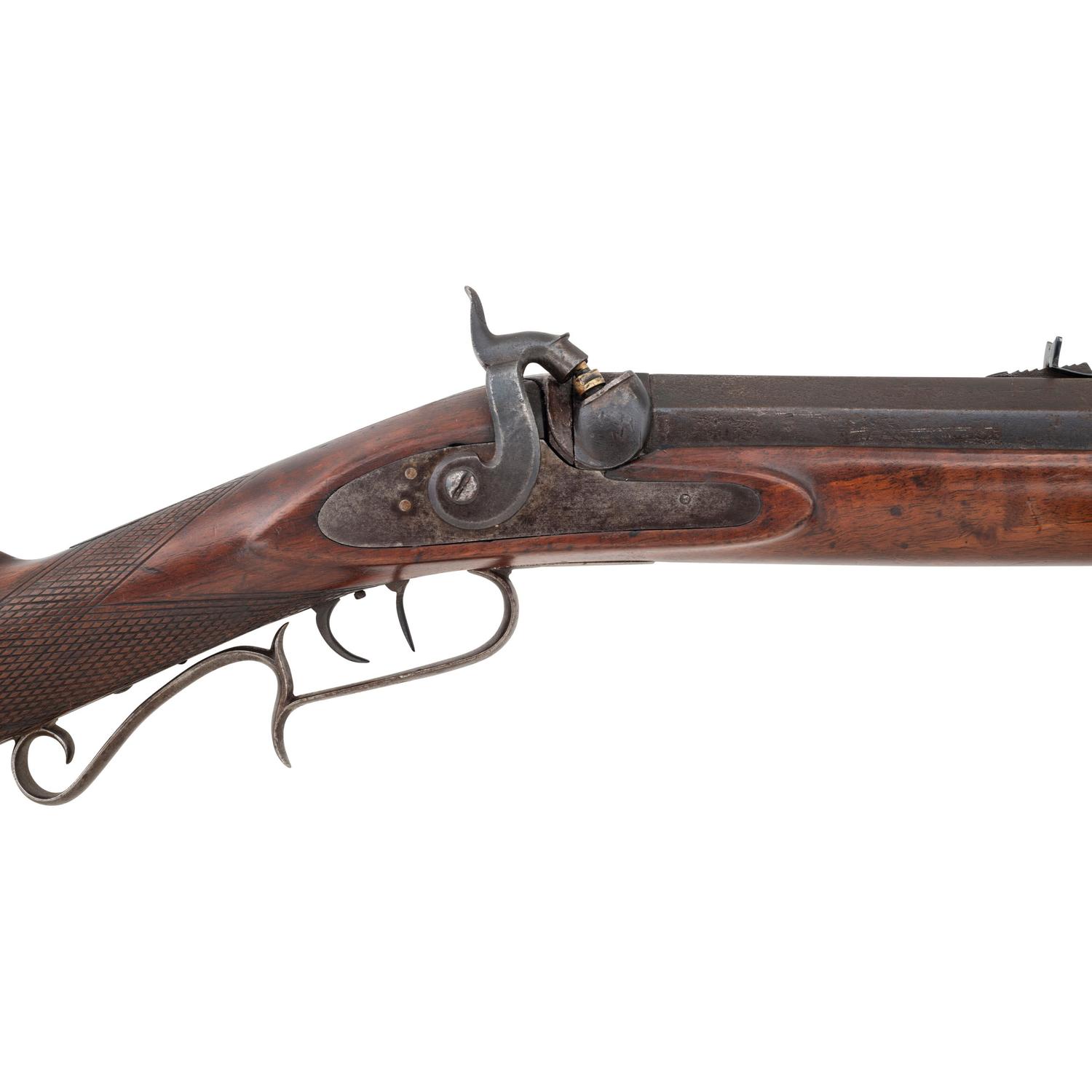 Liddle Marked San Francisco Heavy Barrel Percussion "Bear Rifle"