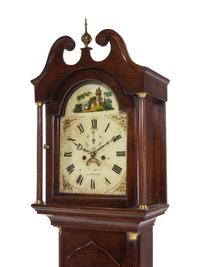 A George III Oak Tall Case Clock