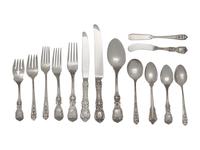 An American Silver Flatware Service