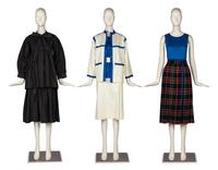 Two Saint Laurent Ensembles and One Skirt, 1970-80s