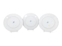 A Set of Eight "Pronk Dame au Parasol" Porcelain Chargers