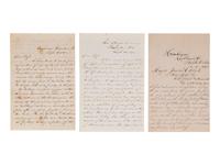 [WESTERN AMERICANA -- CIVIL WAR -- LINCOLN]. Papers of Captain Joseph Claypoole Clark, 4th US Light Artillery, Battery E, WIA Antietam, including frontier and Civil War correspondence, photography, and appointment signed by Lincoln as President.