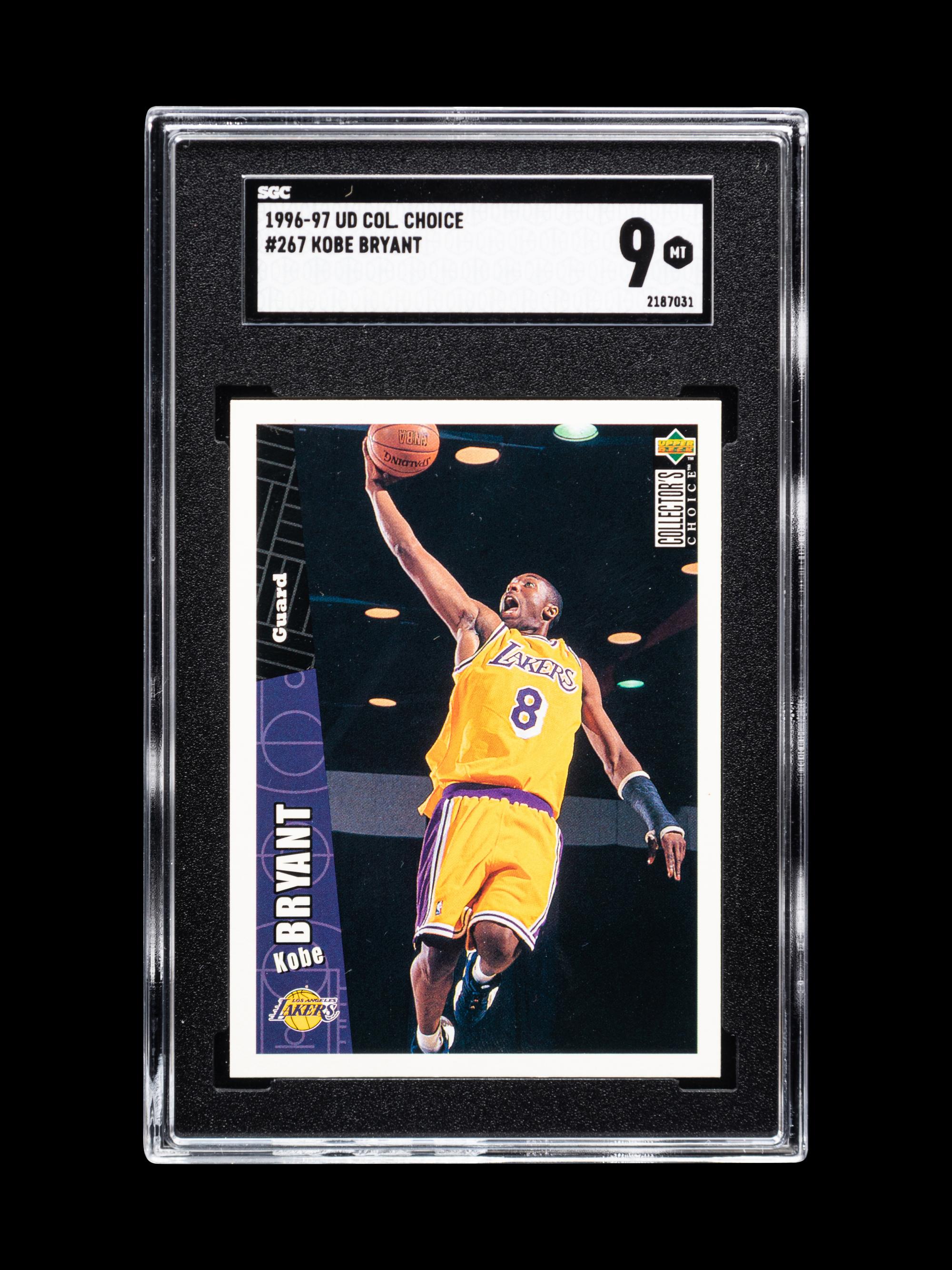 A Group of 1996-97 Upper Deck Collector's Choice Kobe Bryant Rookie Basketball Cards,