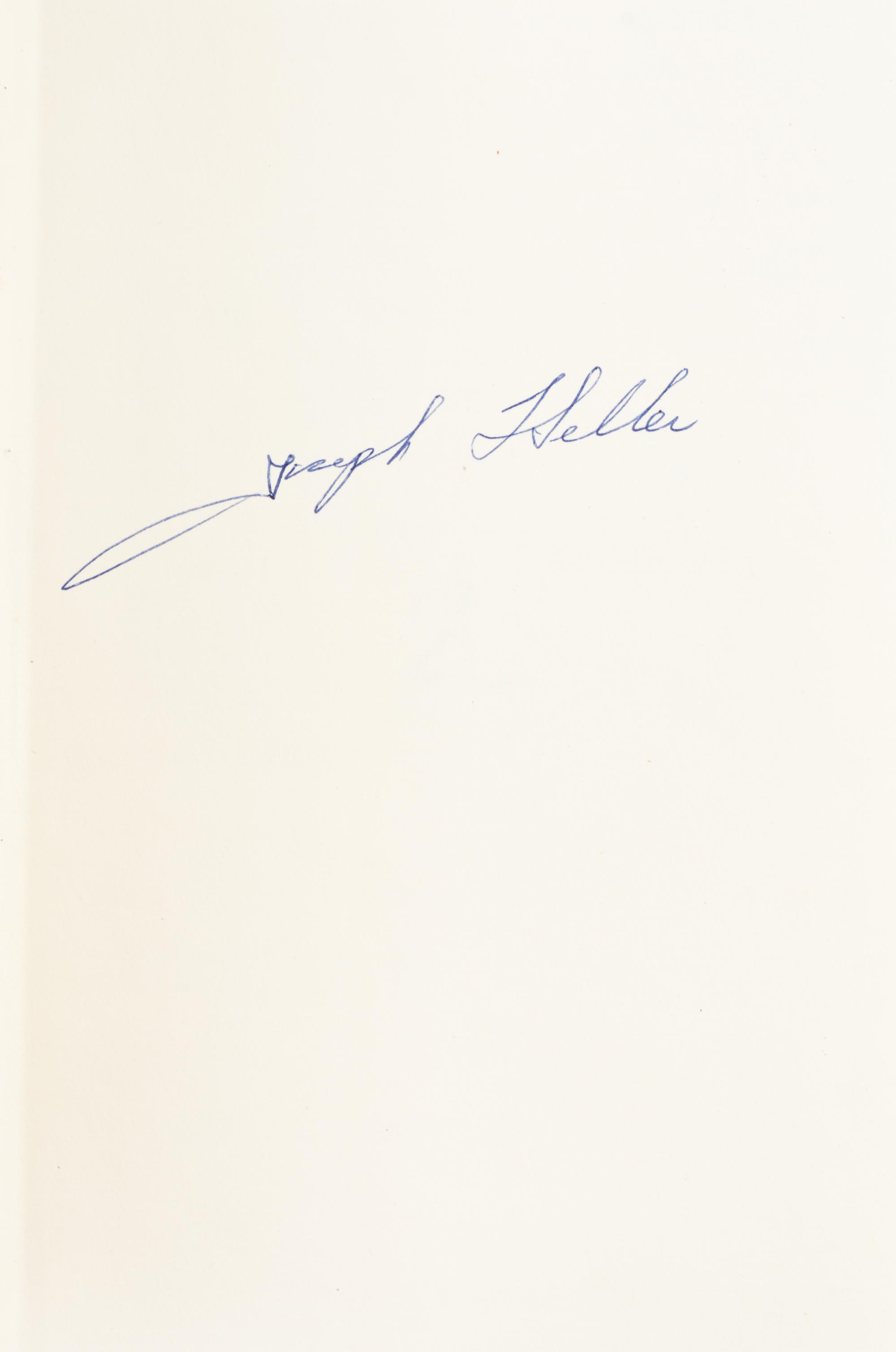 HELLER, JOSEPH. Catch-22. New York, 1961. Book Club edition, signed by Joseph Heller, dust jacket.