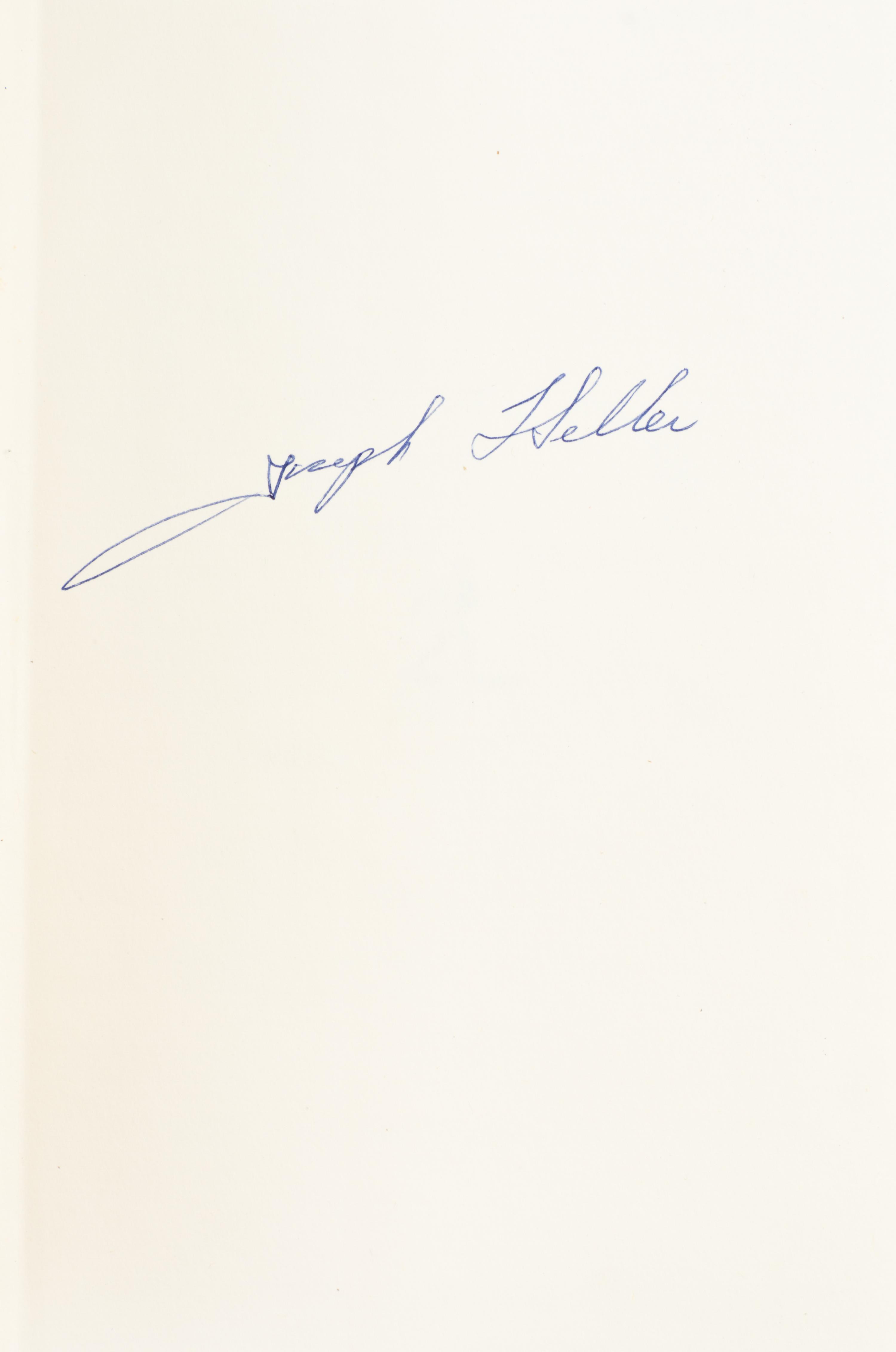 HELLER, JOSEPH. Catch-22. New York, 1961. Book Club edition, signed by Joseph Heller, dust jacket.