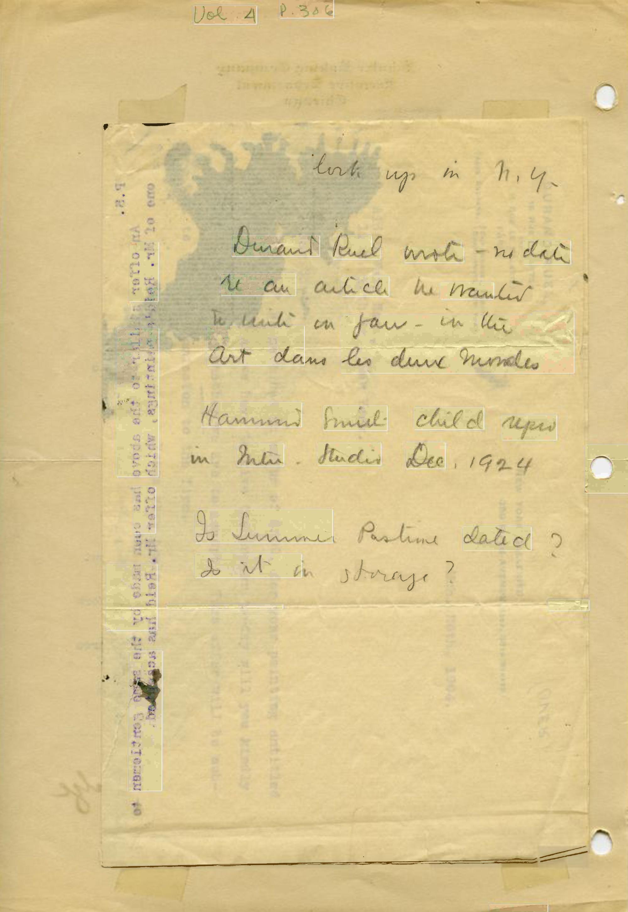 Day in June , c. 1903