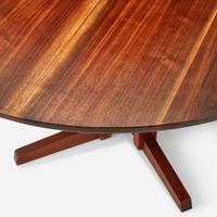 George Nakashima Special "Round Cluster-Base" Dining Table, New Hope, Pennsylvania, 1972