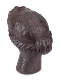 A Carved Wood Figure of Aphrodite