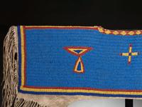 Sioux Girl's Beaded Hide Dress Yoke