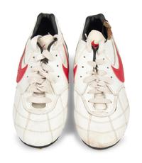 A Pair of Jerry Rice Nike Football Cleats