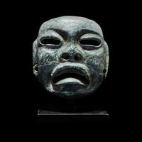 An Olmec Jade Mask
