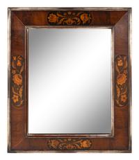 A Dutch Marquetry Mirror