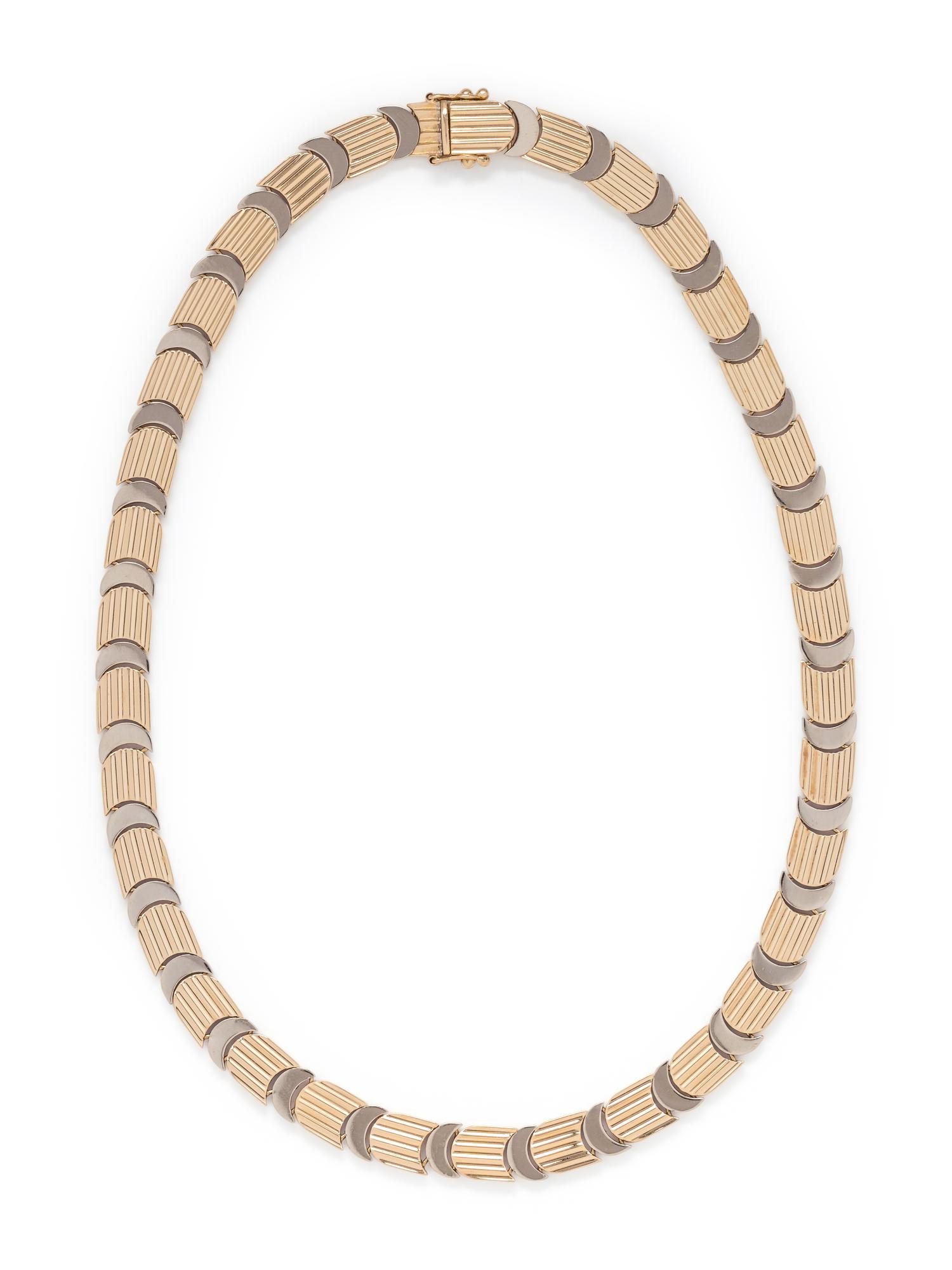 BICOLOR GOLD NECKLACE