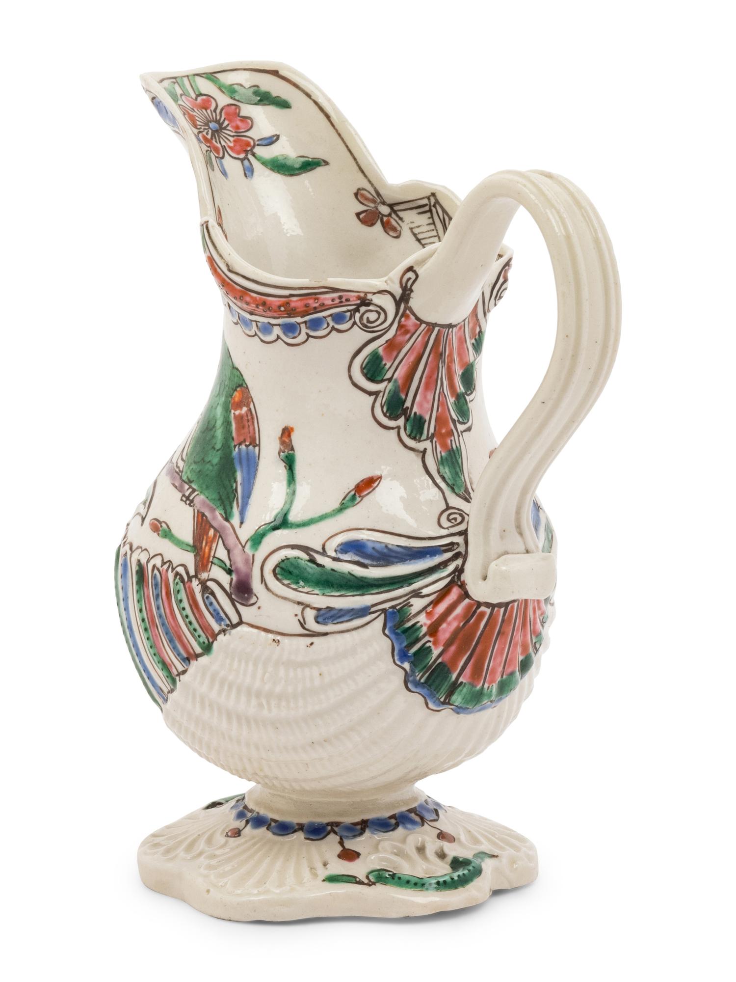 A Salt-Glazed Creamware Jug