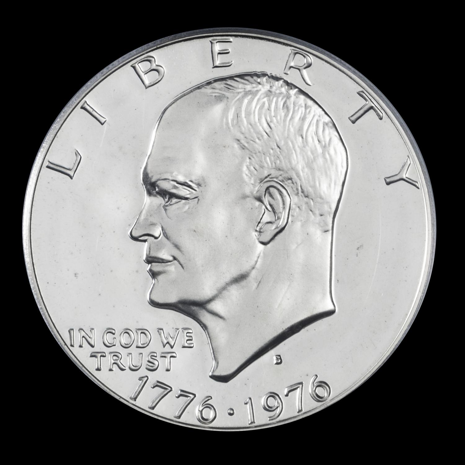 A United States 1976-S Eisenhower $1 Silver Proof Coin — PCGS GRADED PR69 DCAM