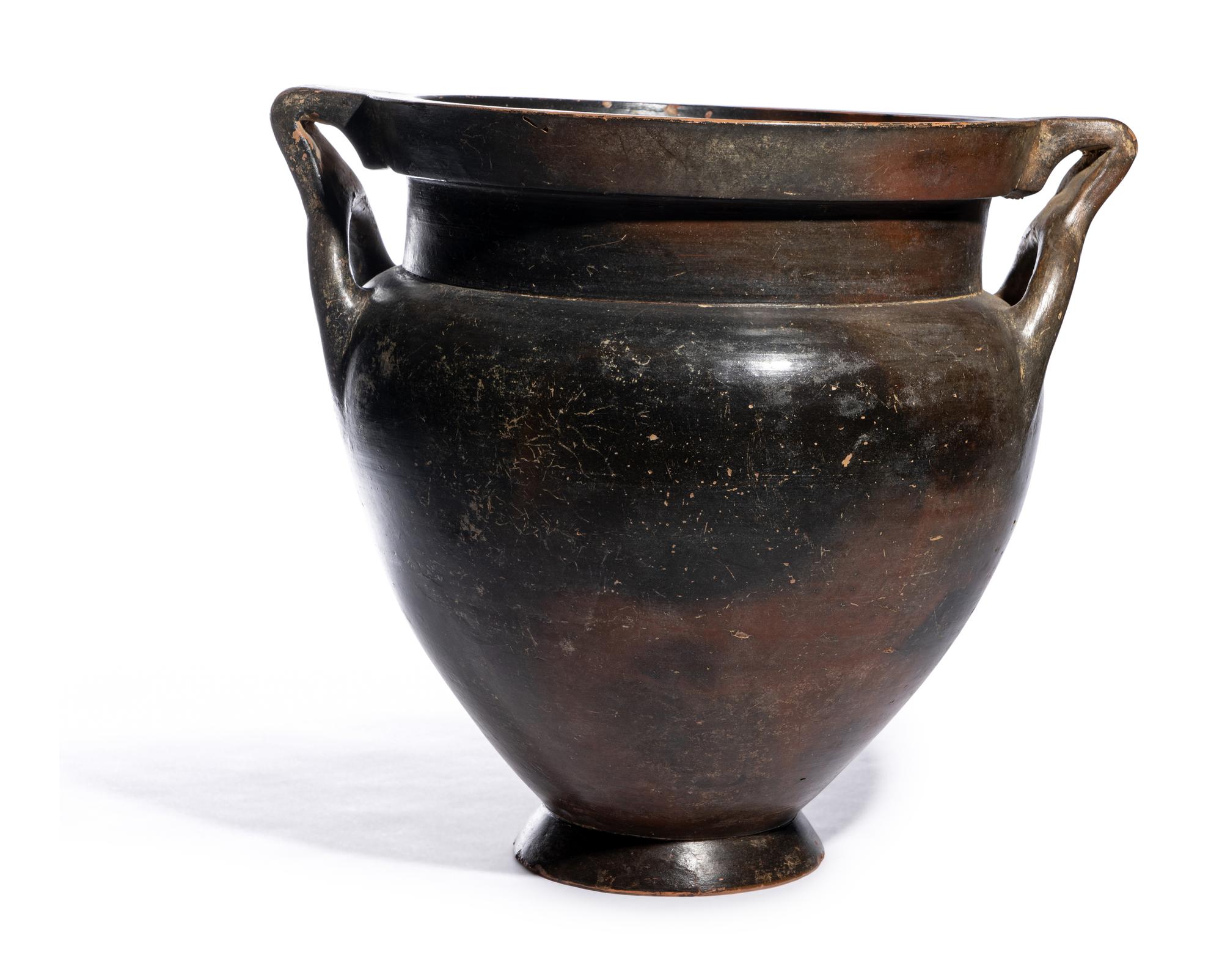A Laconian Black-Glazed Krater