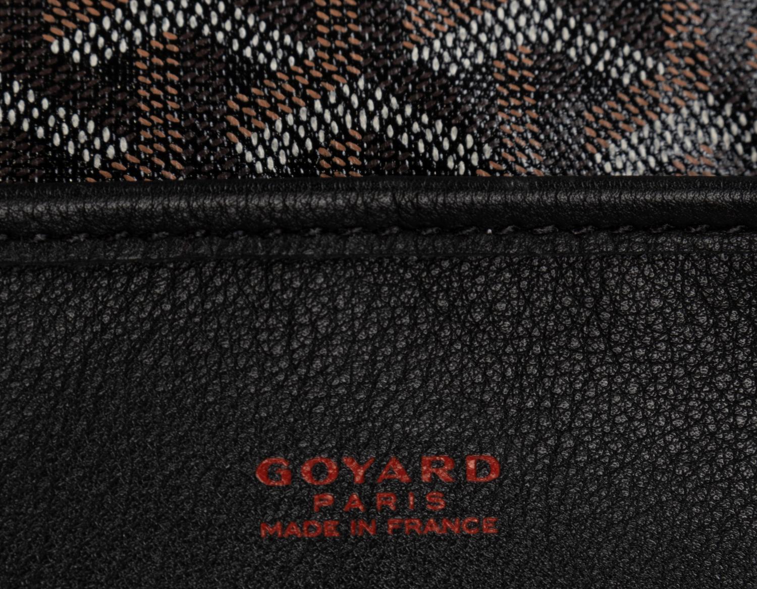 Three Goyard Bags: Two Totes and One Zip Pouch